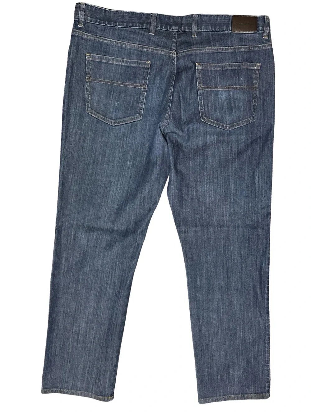 Ermenegildo Zegna Men’s Size 40 x 40 Dark Blue Wash Denim Straight Leg Jeans